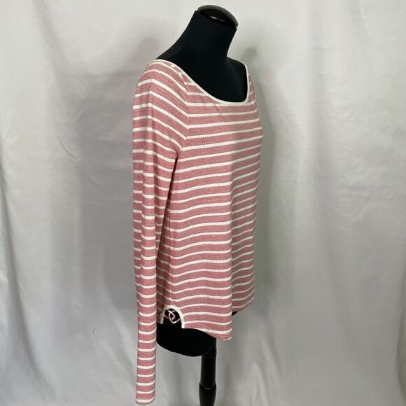 Anthropologie Postcard 9-H15 STCL Striped Boat Beck T-Shirt - Women’s L - Picture 3 of 7